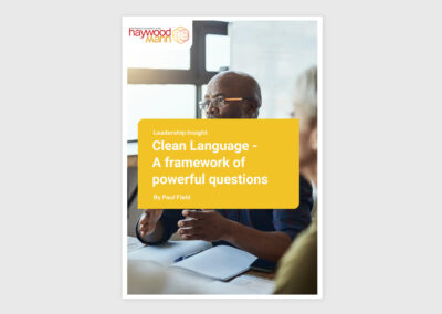 Clean Language – A framework of powerful questions